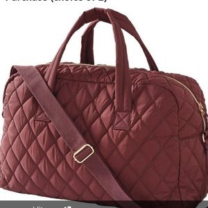 ULTA Brown Quilted Tote NWT